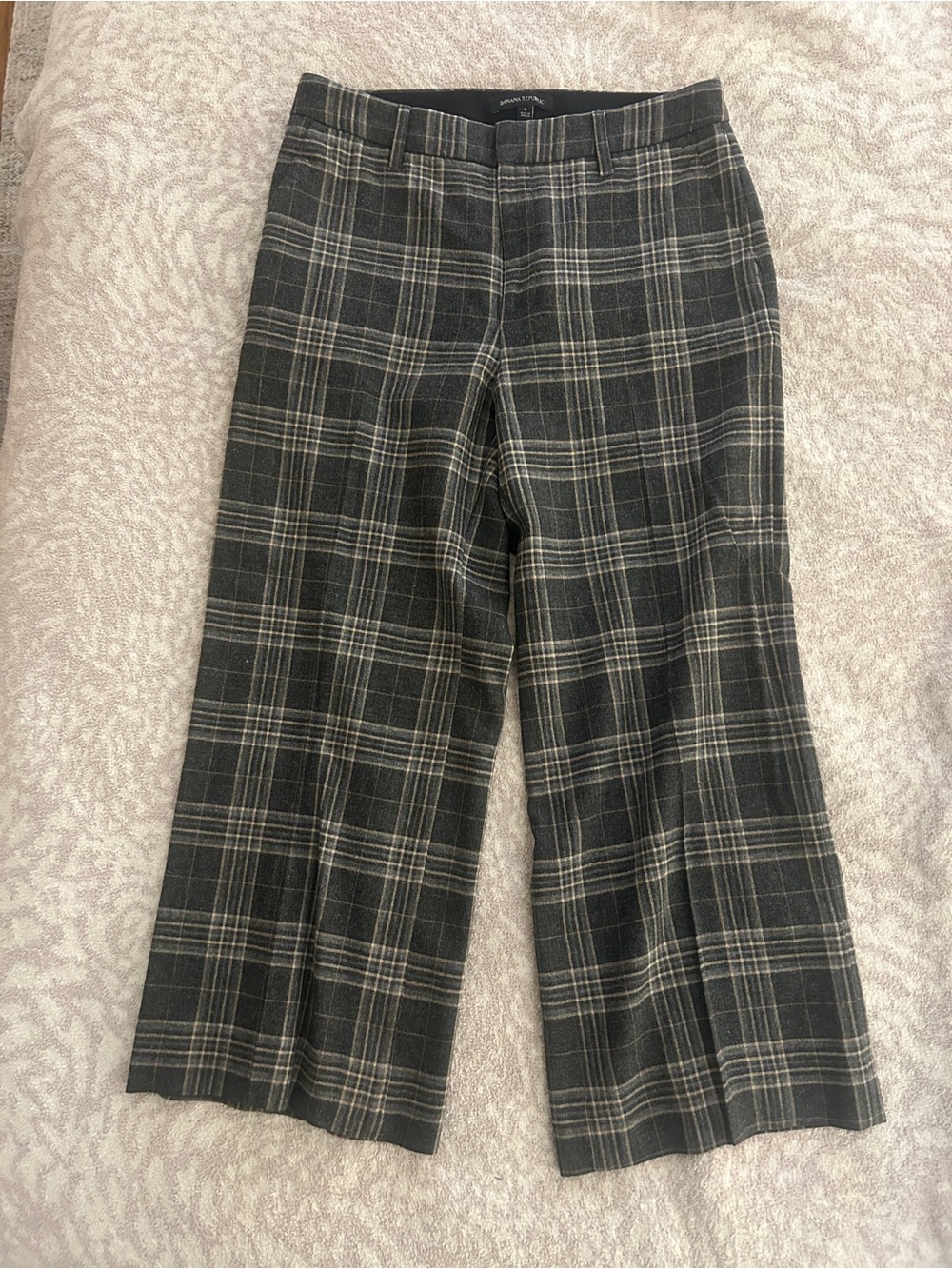 Banana Republic Wide Leg Wool Trouser